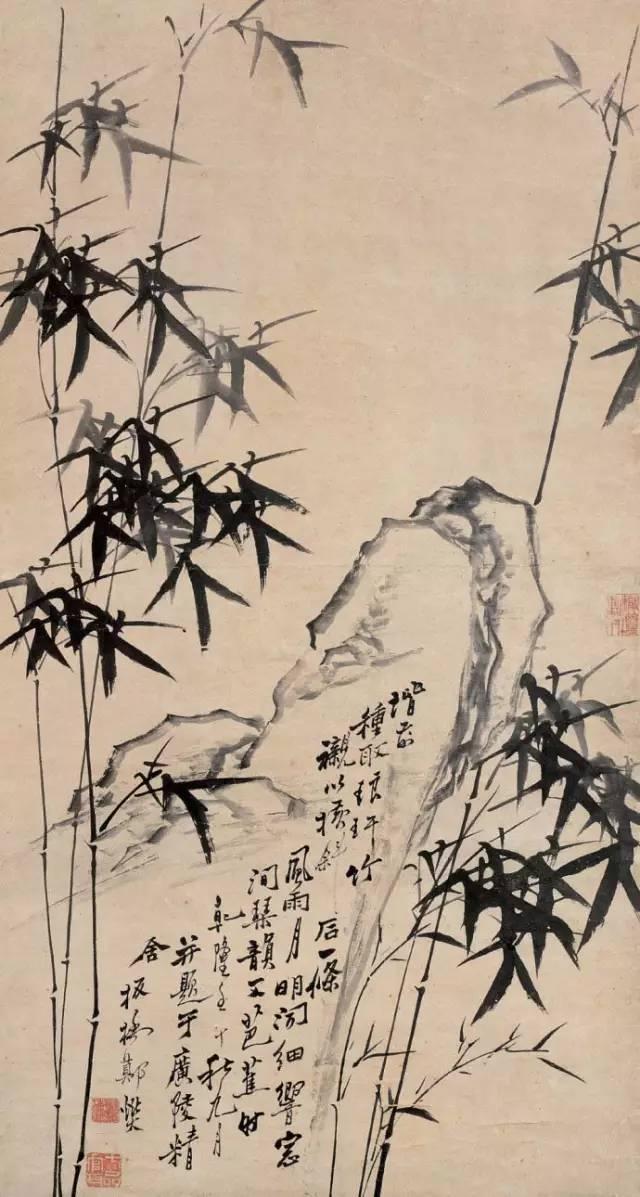 郑板桥画竹