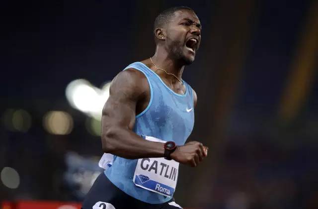 贾斯汀·加特林100米2016年里约奥运会100米亚军2014年和2016年钻石