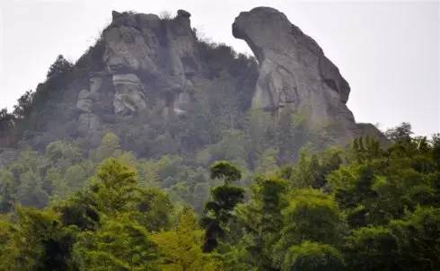 (风景)广德东亭"鹰嘴石"与卢村"鹰嘴山"