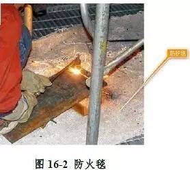 干粉灭火器各2支;动火作业时使用接火盆(深度在200mm及以上,四周无