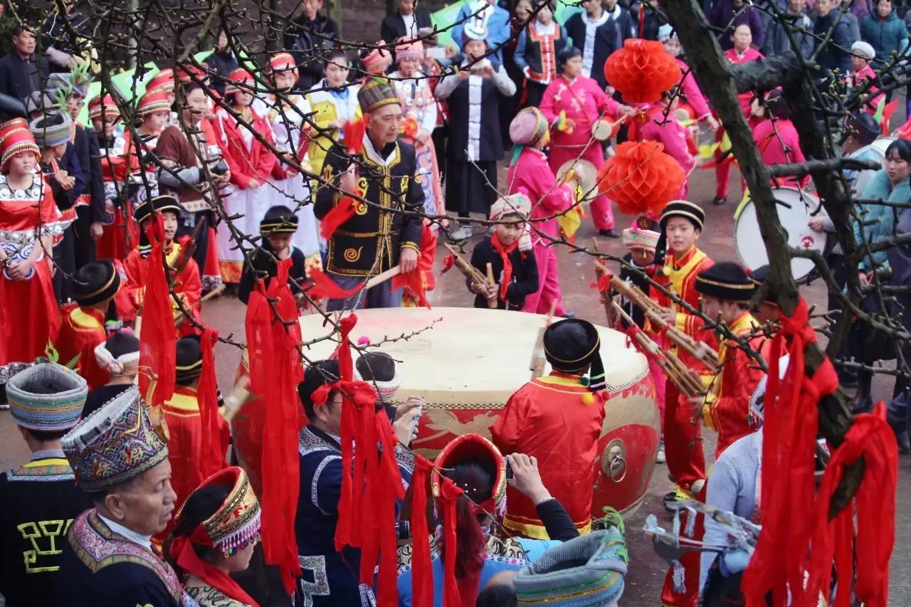 平正仡佬族祭树节带你领略别样的少数民族风情