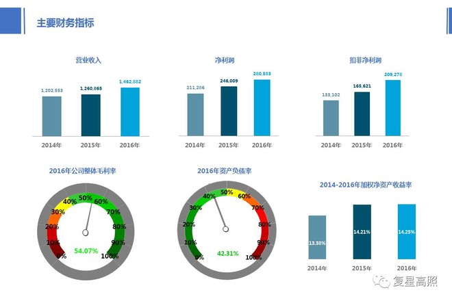 来自"上帝"视角的解读-复星医药2016年年报分析