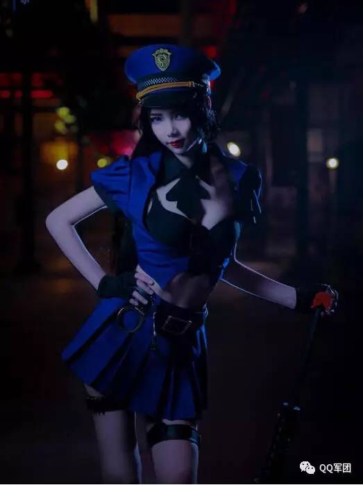 lol 皮城女警 凯特琳 cosplay 酷似angelababy 美女cos (来自:芒果君)