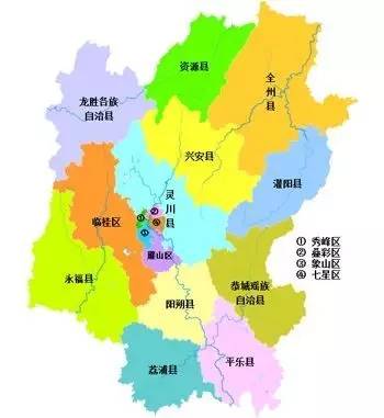 桂林市城区人口_桂林市5城区划分