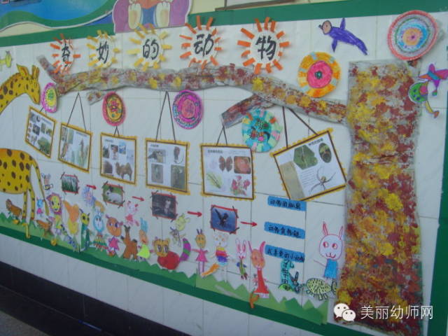 幼儿园主题墙设计-动物世界(幼师收藏)