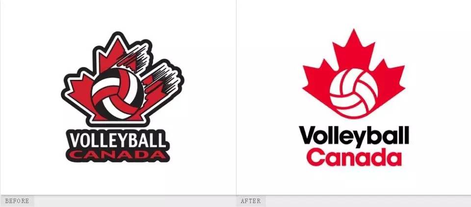 volleyball canada加拿大排球组织发布新形象logo设计