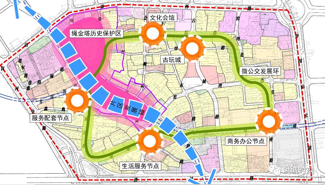 重磅|洪城路要修高架快速路,江电地块将建综合体,绳金塔周边地区将