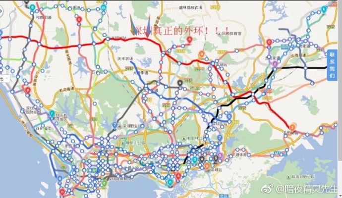 从地铁图看懂深圳未来!