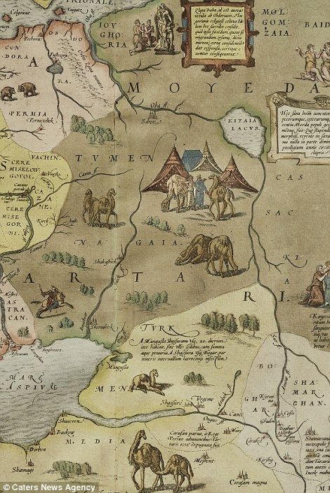 全球首版世界地图册将售,曾被冒险家视为无价之宝图片