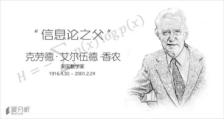 克劳德·艾尔伍德·香农(1916-2001)1948年,美国数学家香农提出了"