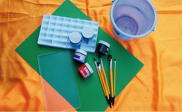 水粉画的绘画工具与材料介绍