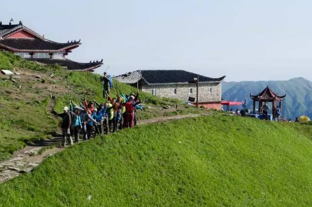 五一节4月291号徒步人间仙境江西武功山驴子的天堂