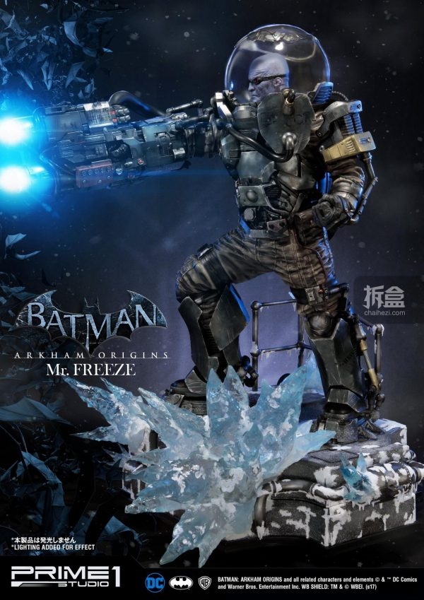 prime 1 studio《蝙蝠侠:阿甘起源》急冻人 mr. freeze 全身像