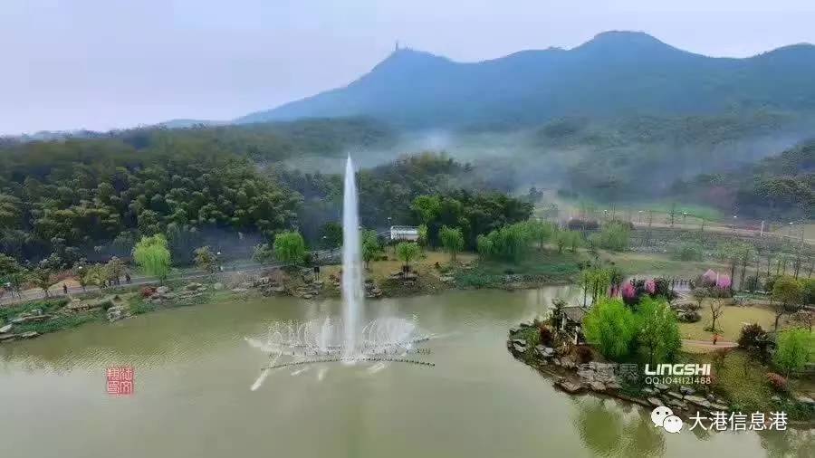 雨雾中的圌山公园(港人制港/摄)