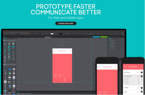 学ui设计的你一定要试试这8款原型设计工具