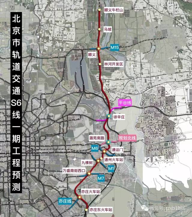 根据此前信息来看,城际铁路联络线(京安城际)与s6线已经彻