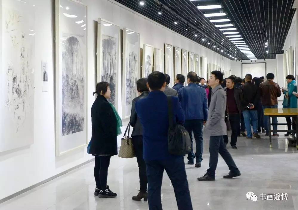 新中国美术家系列山东省中国画作品展山东巡回展(淄博站)将持续到4月