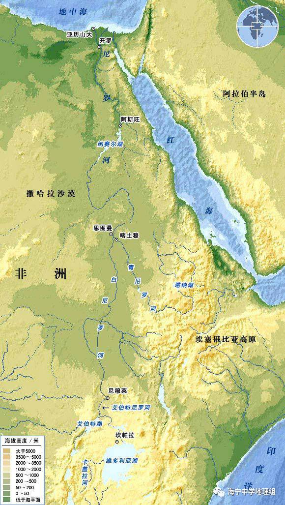 尼罗河流域按照水特征可以分为7个大区:东非湖区高原,山岳河流区,白图片