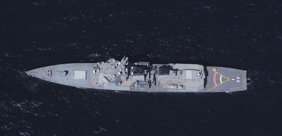 "金刚"级的改进型——"爱宕"级驱逐舰