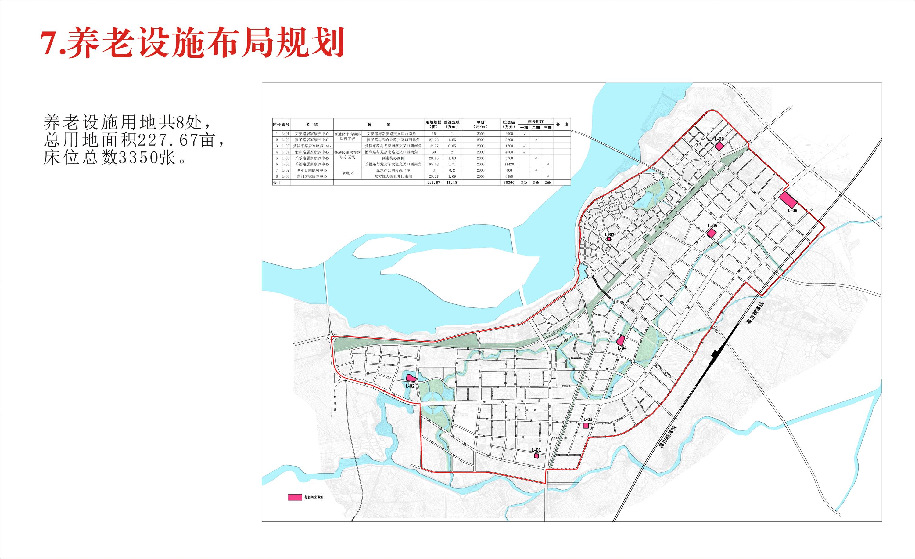 丰城新老城区"十全十美"公共服务设施布点规划(征求意见稿)介绍如