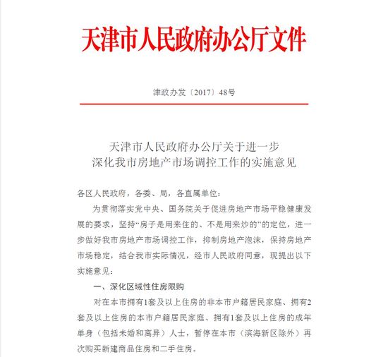 天津3.31日购房限购政策对于积分落户的影响有