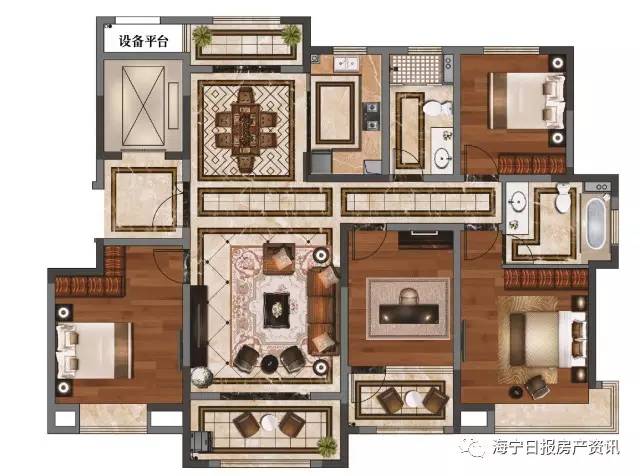 主要还有101㎡户型,123 ㎡户型等房源,另外,4月9日,工联·四季香榭