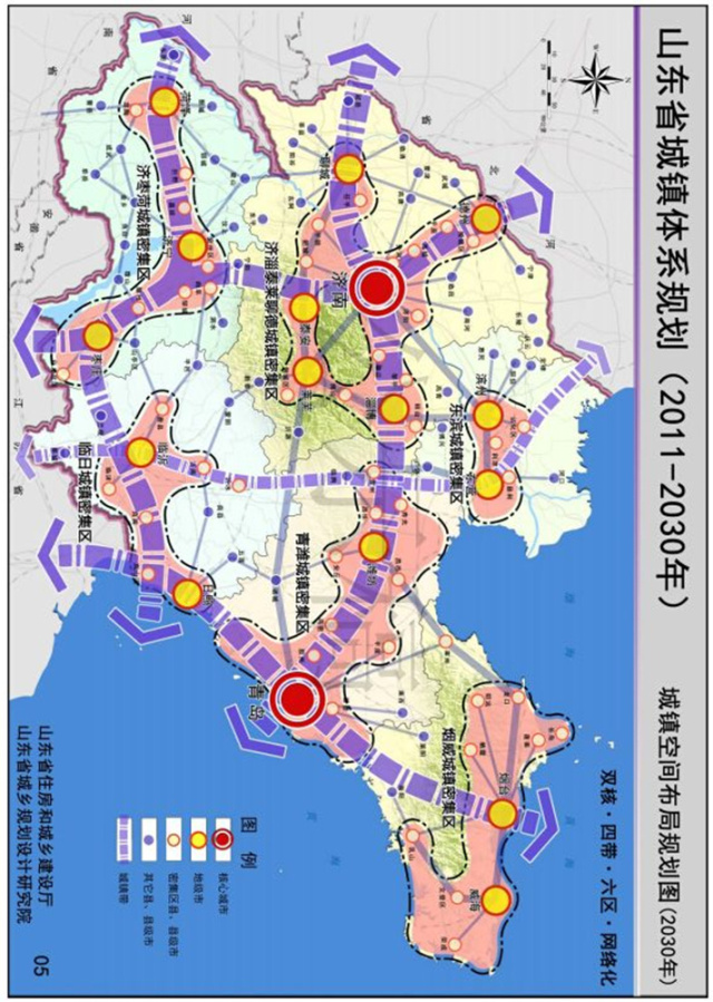 山东省城镇体系规划已定,烟台被划为省内二级中心城市