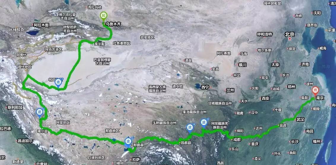 进藏有很多线路,这次我们尝试走新的路线,那就是—新藏线和川藏北线