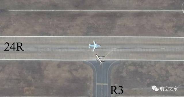 图6,机场24r跑道和r3滑行道平面图