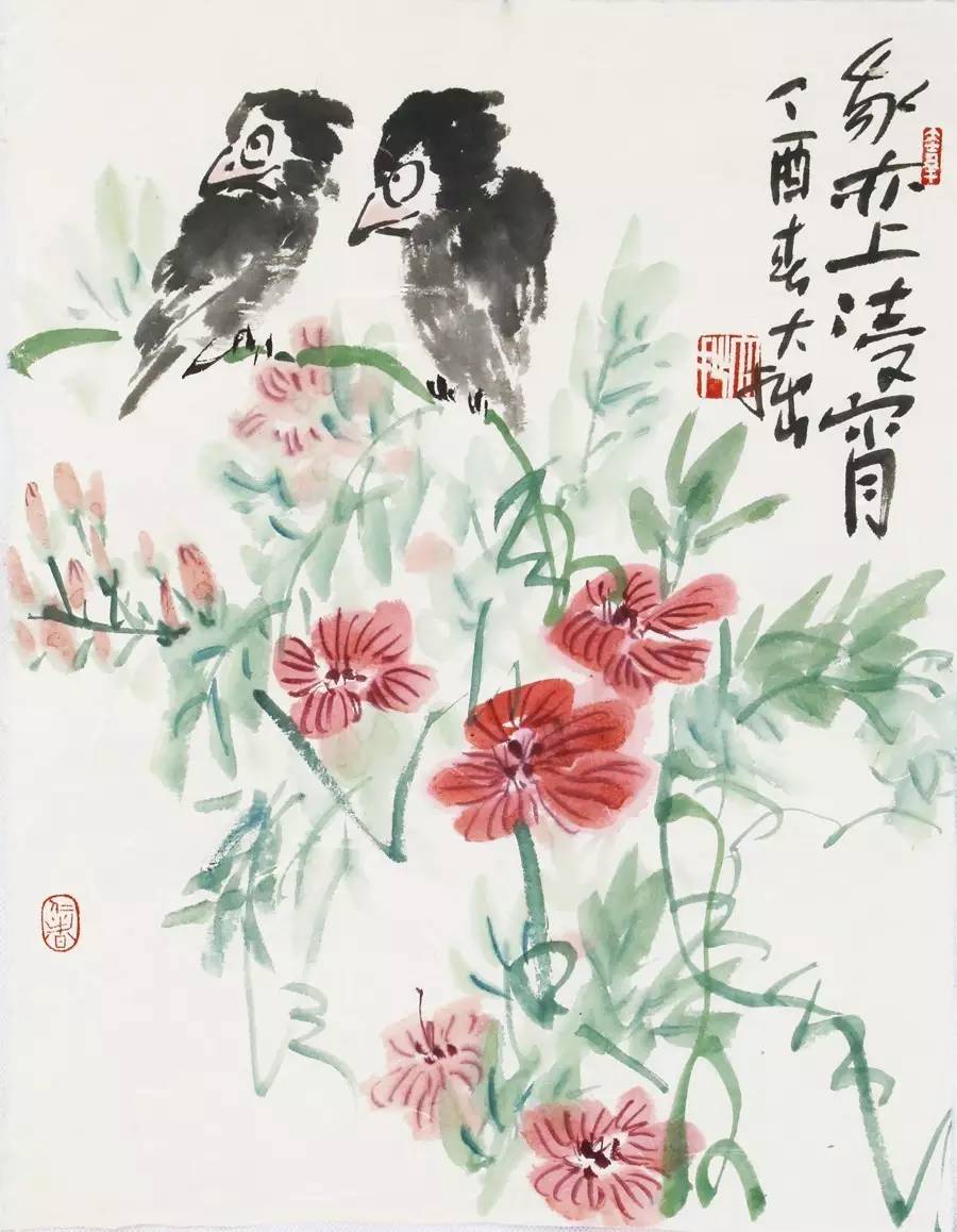 新!张大拙花鸟画精品微信特卖(十四)