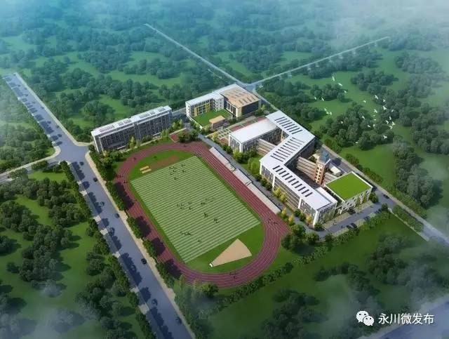 今年秋季 永川学子们上学又要多一个选择了 兴龙湖中学建设顺利推进