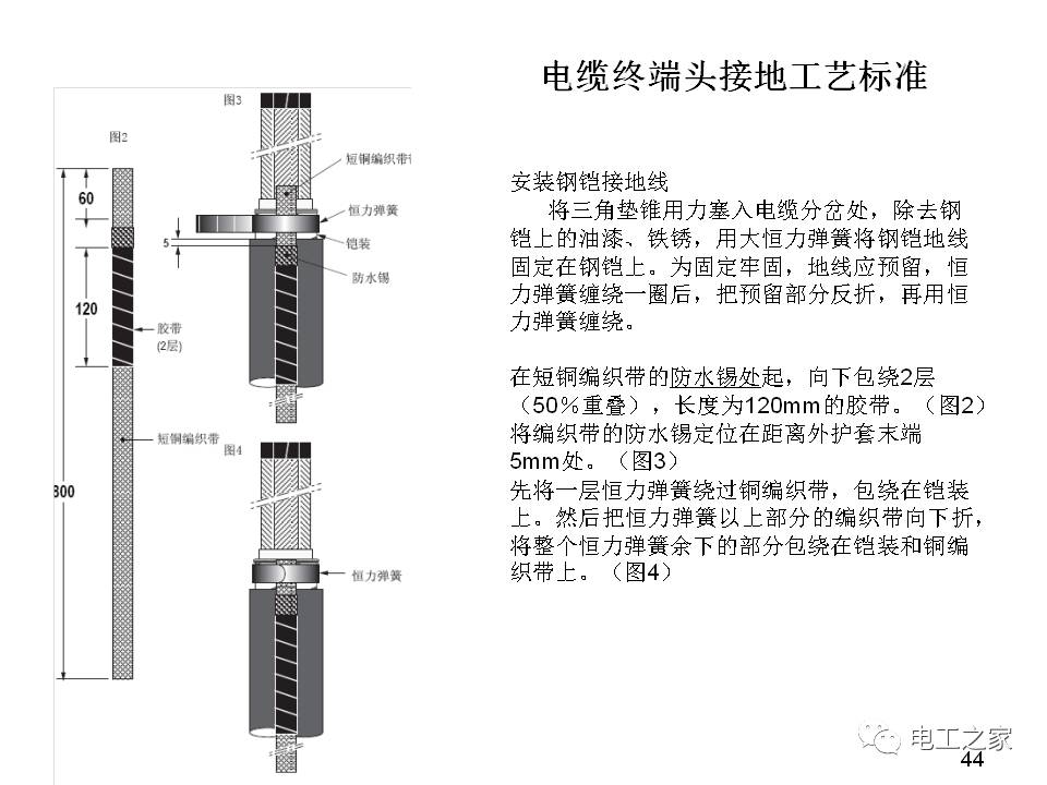 高压冷缩电缆头制作安装工艺