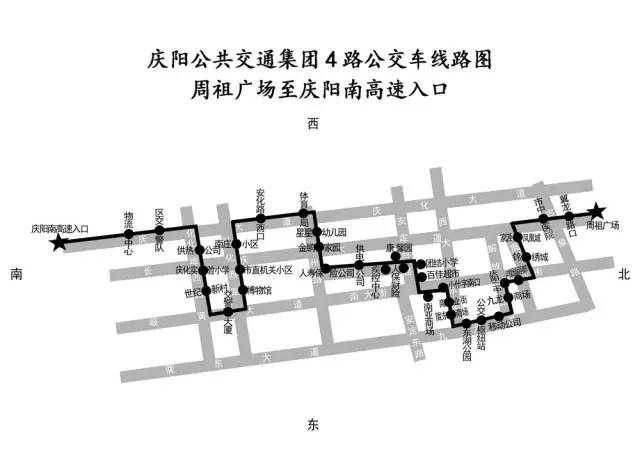 最全最新的庆阳市区公交线路图在这,快收藏了!