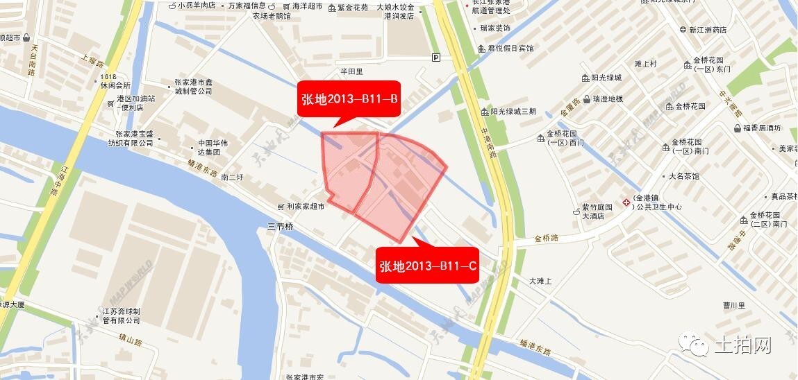 张家港金港镇2商住地块成交 乡镇地如今也成香饽饽