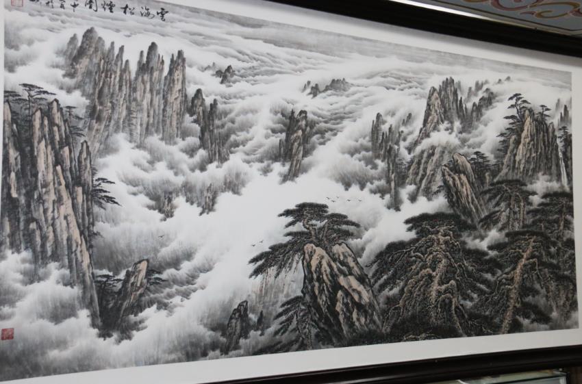 著名画家王健山水画展在北京宝翠堂隆重举行