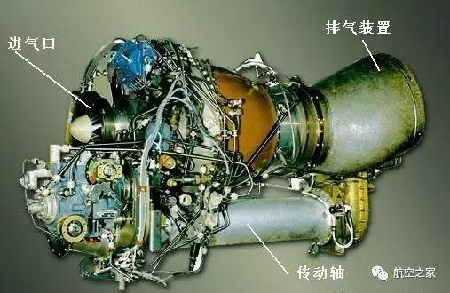 图7-11,国产涡轴8涡轮轴发动机在大多数发动机中,动力涡轮的传动轴是