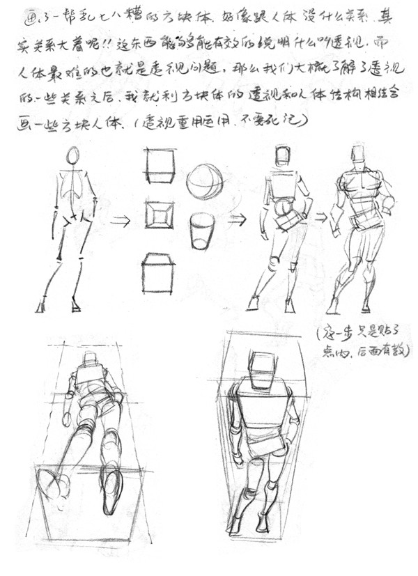 手绘素材 | 人体结构,不再难画?干货素材100张