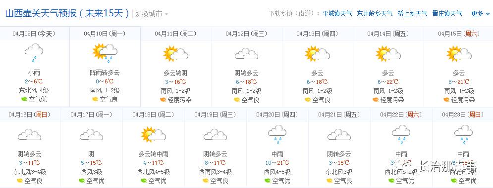 雨!雨!还有5场雨!大降温!大壶关天气阴雨连绵半个月!