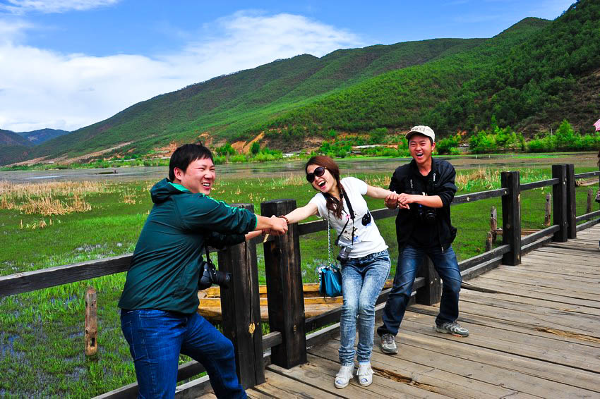 丽江-泸沽湖爱心之旅 四 走婚桥