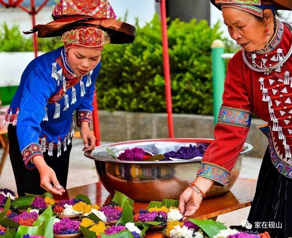 又是一年三月三壮家美食吃不完法土龙三月三文化活动