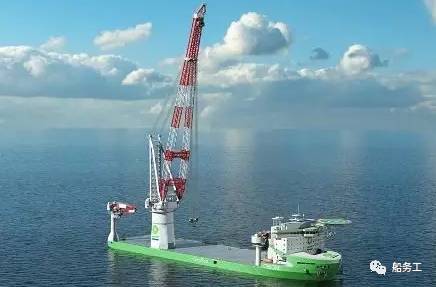 【新闻】C-Job获启东中远海工风电安装船