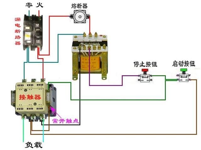 交流接触器的原理和内部架构及接线方式大全