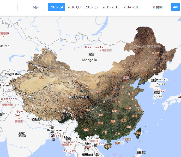 在中国市场上,planet卫星数据在中科遥感旗下遥感集市提供服务.