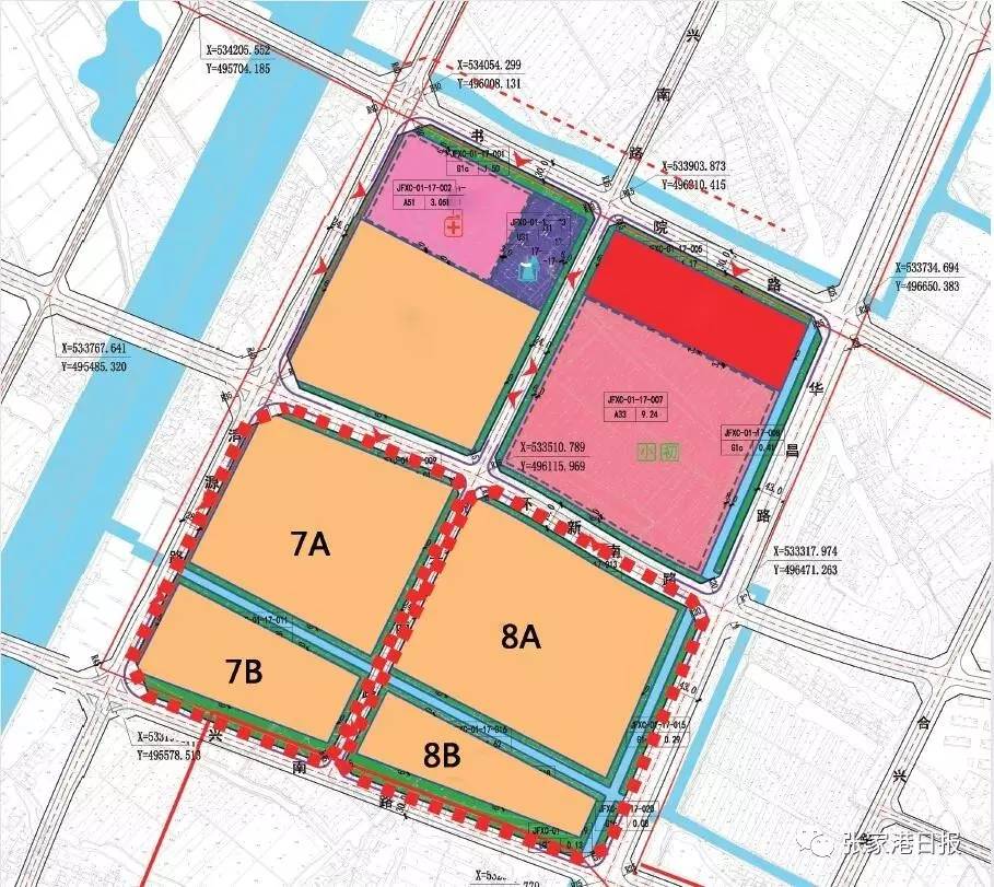 区位,交通条件优越,各种配套设施齐全,地块南侧与张家港市区紧密衔接