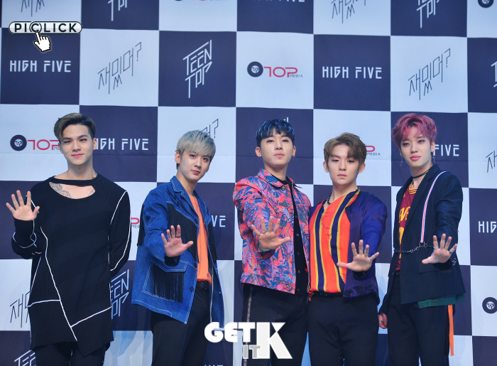 teentop 新专《high five》发行纪念showcase