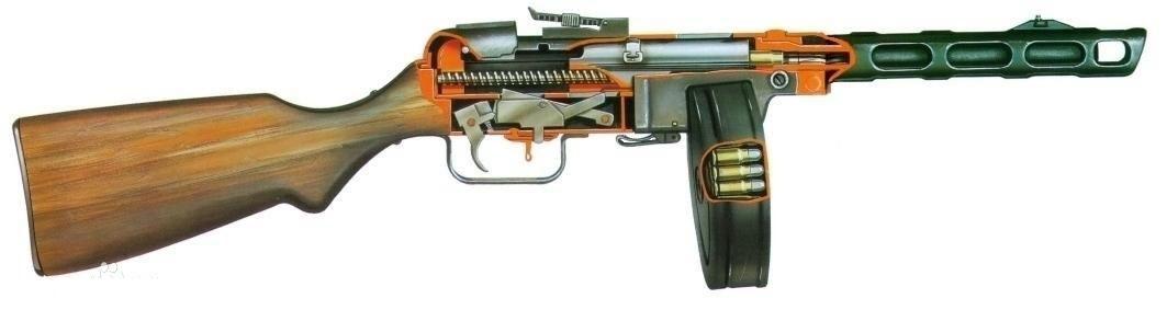 捡拾"波波莎",还改造成使用德式9毫米手枪弹的mp41(r)冲锋枪
