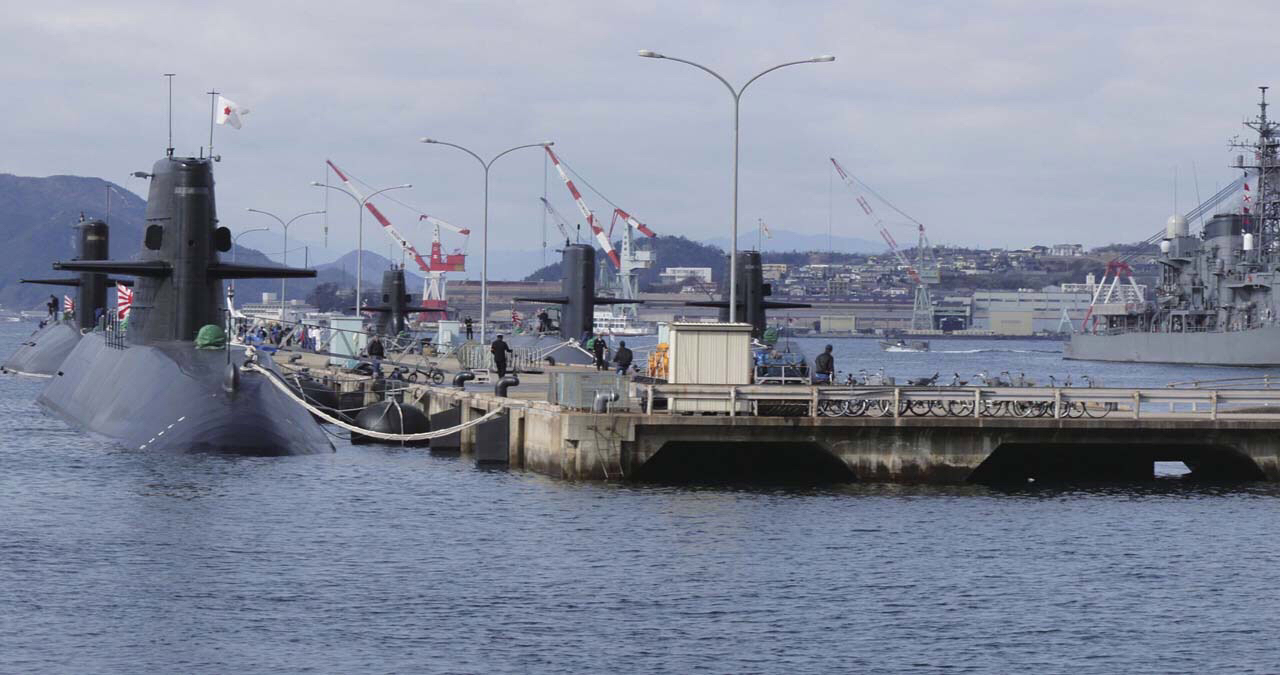 日本海上自卫队主要基地之—吴港基地