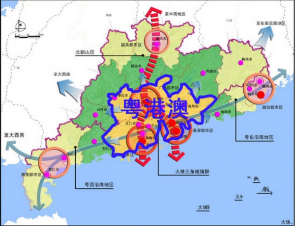 吴之洲岛大湾区经济总量_粤港澳大湾区图片(2)