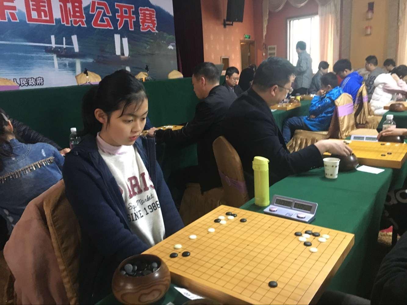 一波女棋手风采:丽水清韵杯全国业余围棋公开赛