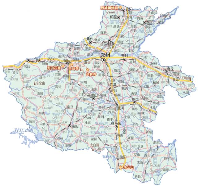 河南各地市行政区域划分,看看恁老家划哪了?图片